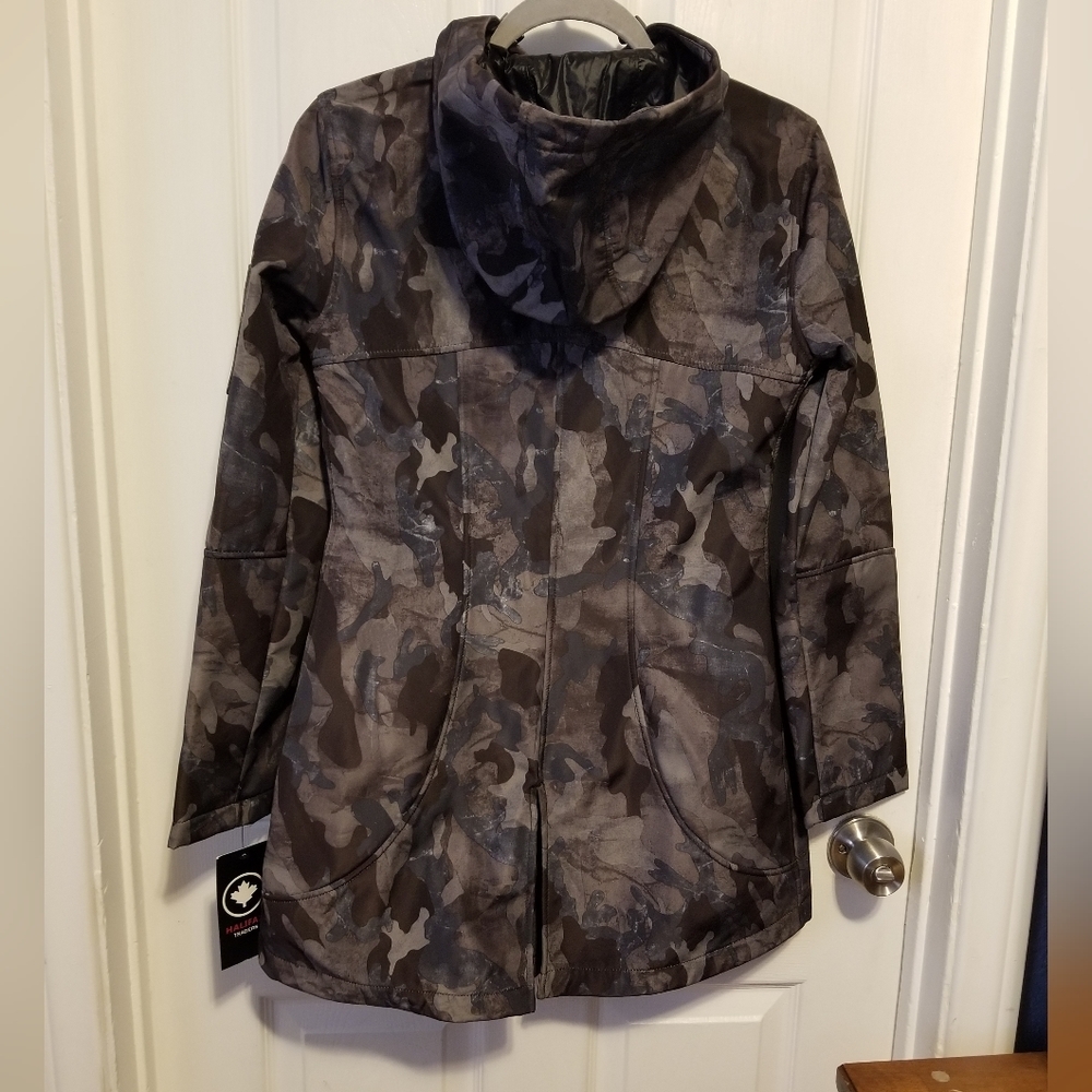 NWT Halifax Traders Comoflage Soft Shell Jacket W… - image 4